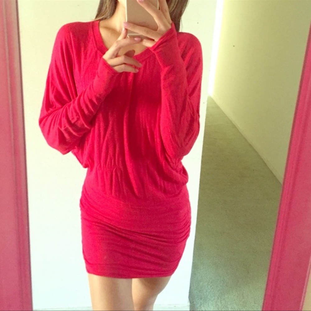 BCBG Maxazria red mini dress